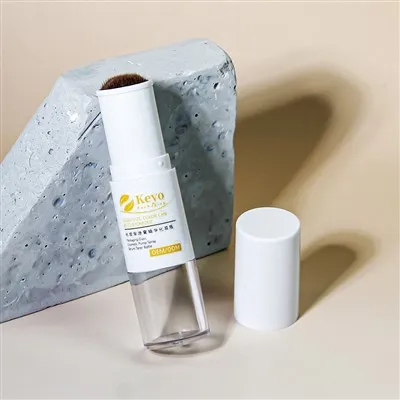 Contenedor de polvos sueltos con cepillo