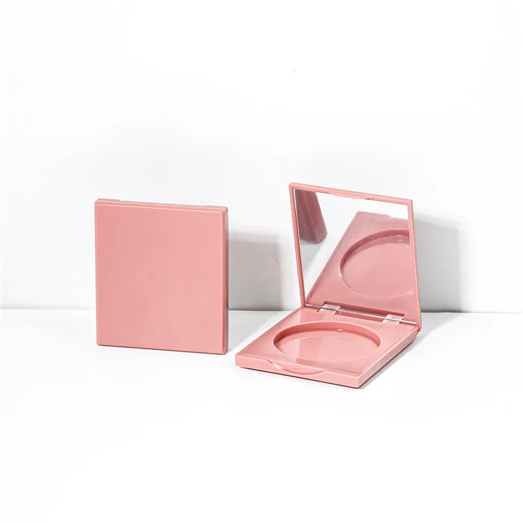 Compacto en polvo rosa